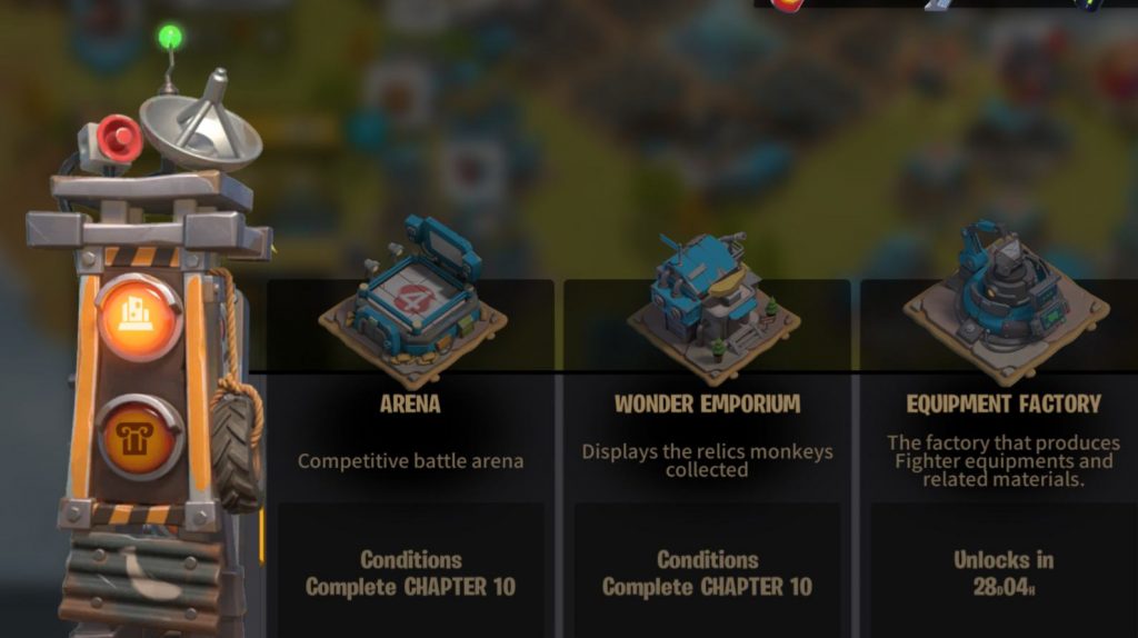 Building construction in age of apes.