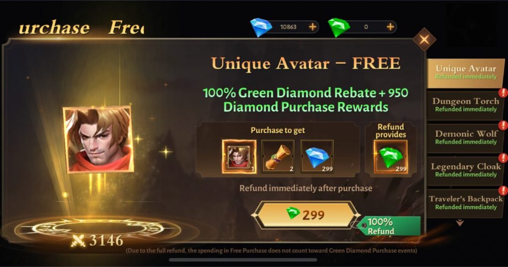 Dungeon Hunter 6 microtransactions.