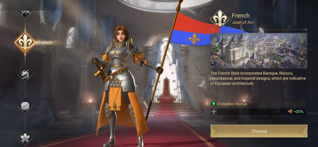 An overview of the French civilization in Era of Conquest.
