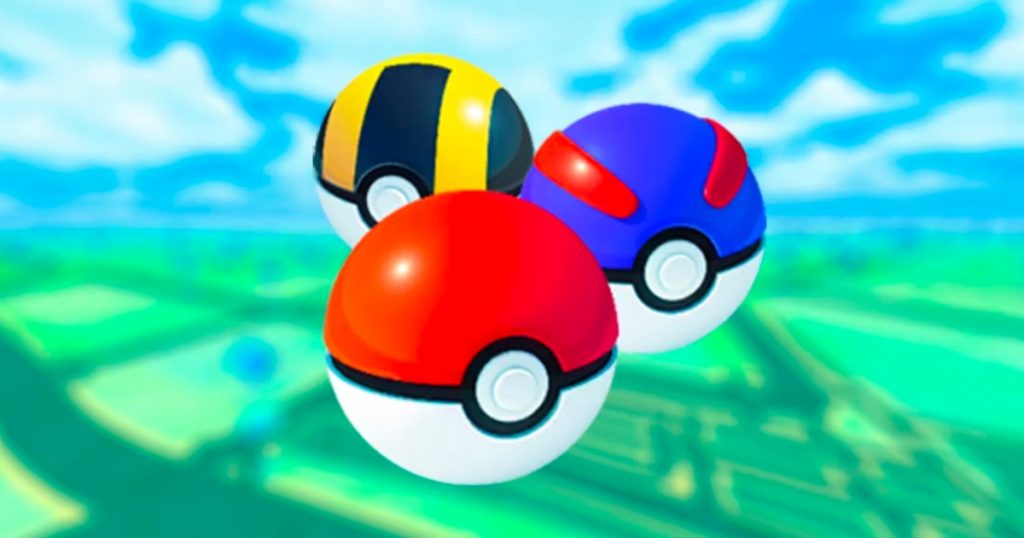 Pokemon Go pokeballs.