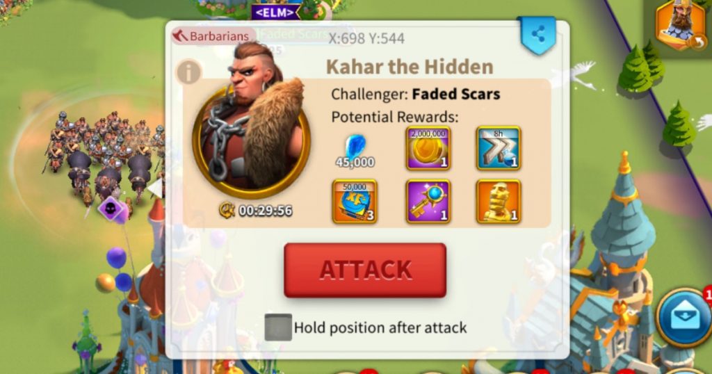 Kahar The Hidden in Rise of Kingdoms.