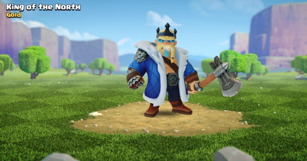 King of the North Barbarian King skin that comes with a purchase of the gold pass.