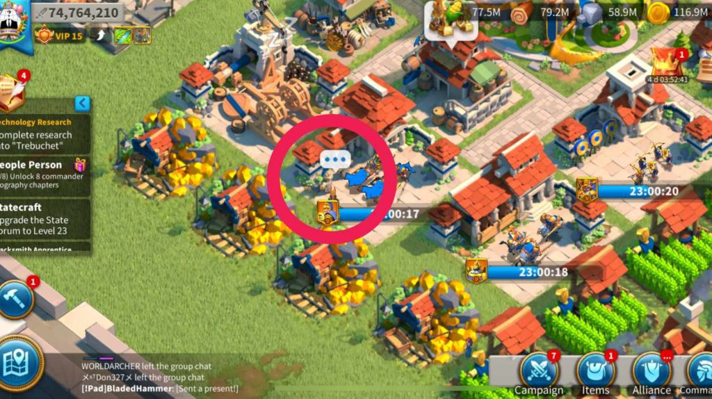 A commander waiting to be interacted with in the city.