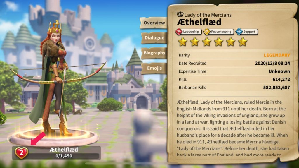 How to view commander trust level.