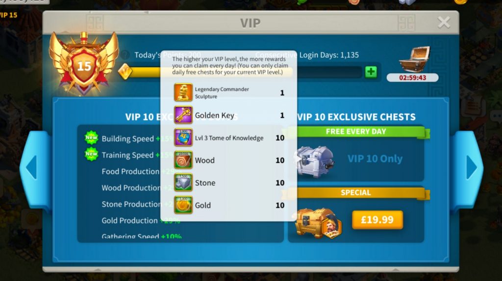 VIP 10 for legendary commander sculptures.