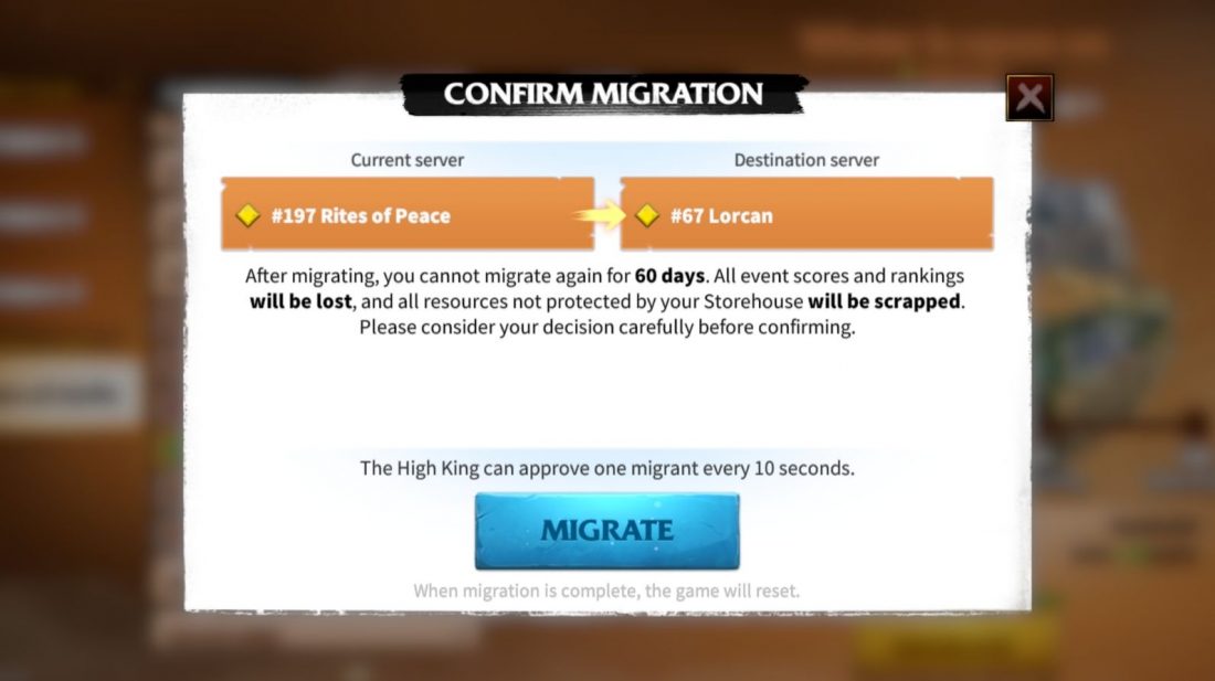 Cod Fillets Migration Call of Dragons - Migration, Permits & Changing Servers Guide